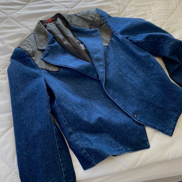 American Craftsmen Walter Smith Navy Blazer, Tailored Jacket, Made in USA, Men's Size Medium unclear navy blue type Vintage Second Hand
